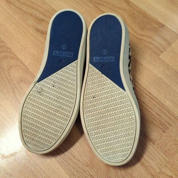 Rothys Little Desert Cat The Original Slip On Shoes Womens 6.5 Animal Print - Picture 6 of 8